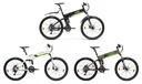 Unisex E-Mountain-Bike, 27,5 Zoll, Rahmenhöhe 48 cm, 9‐Gang Kettenschaltung, grau, faltbar - FML830, 10,4 Ah