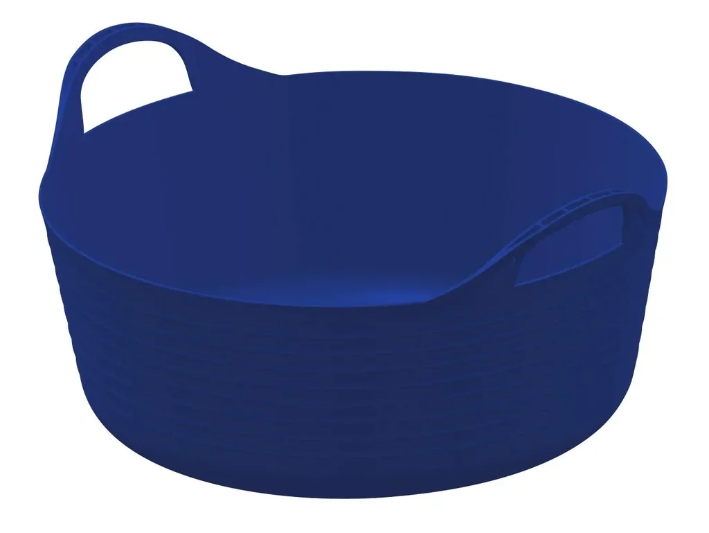 Flexibler Trog "FlexBag" , 15 Liter, flache Ausführung, Blau