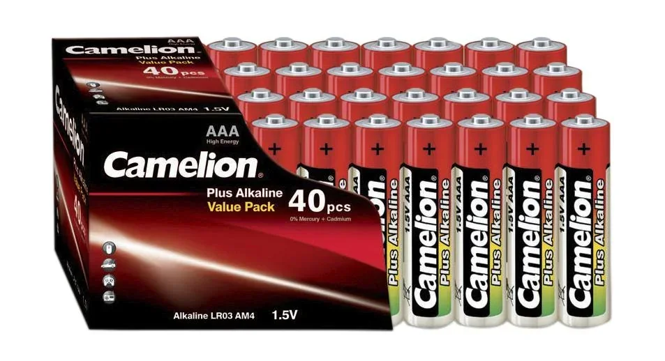 Alkaline Mignon (AA) Plus Batterien - 40 Stück