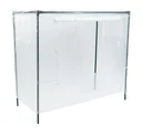 Hochbeetabdeckung eckig M, 118 x 55 x 105 cm, Anbauhöhe 80-90 cm