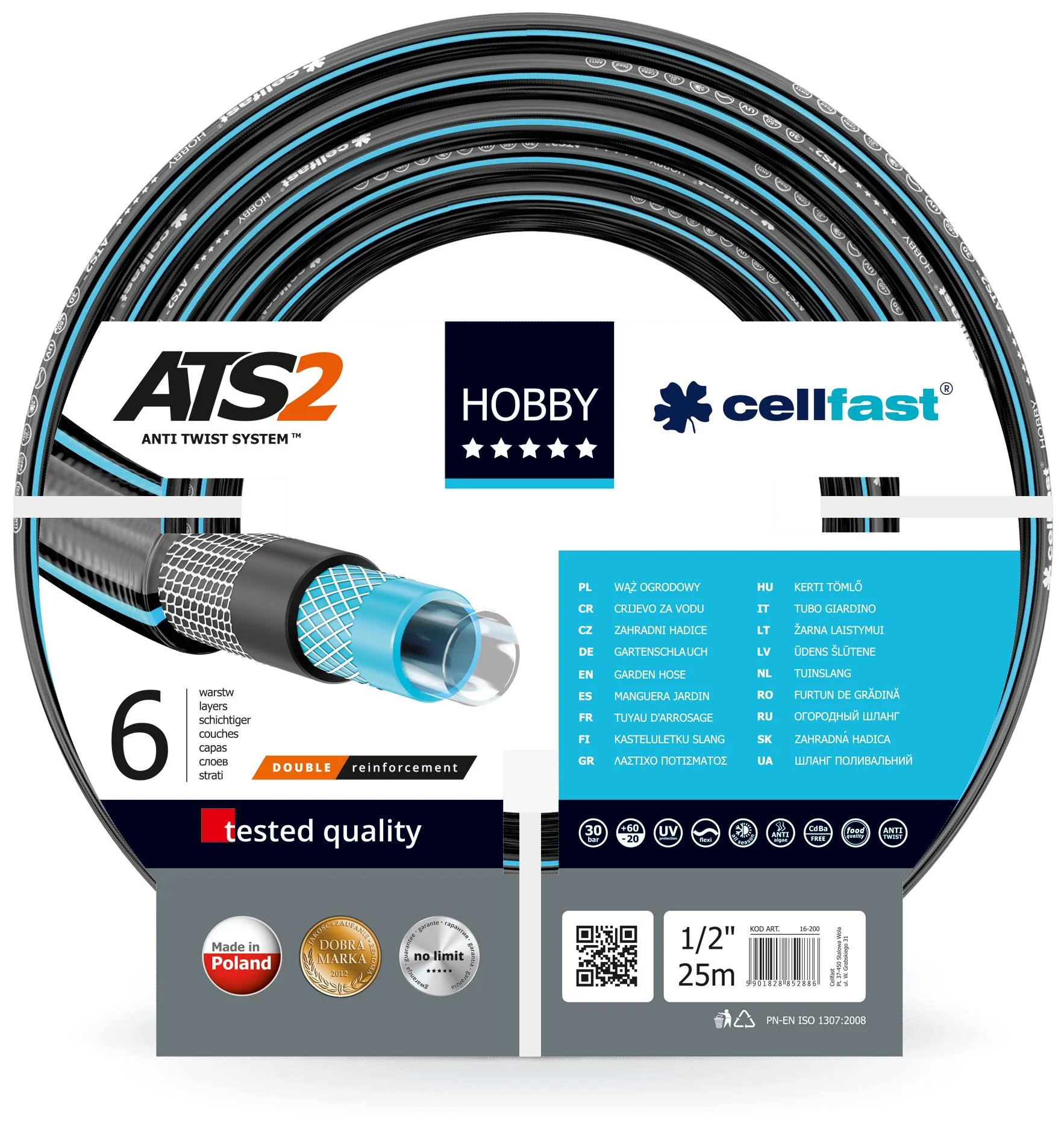 Gartenschlauch HOBBY 3/4" - Länge 50m