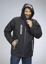 Softshelljacke, Farbe schwarz, Gr.M