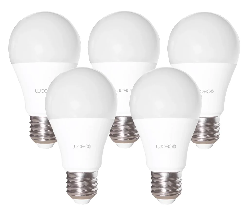 5er Set LED Glühlampenform,E 27, 9 Watt, 810 Lumen, 2700 K