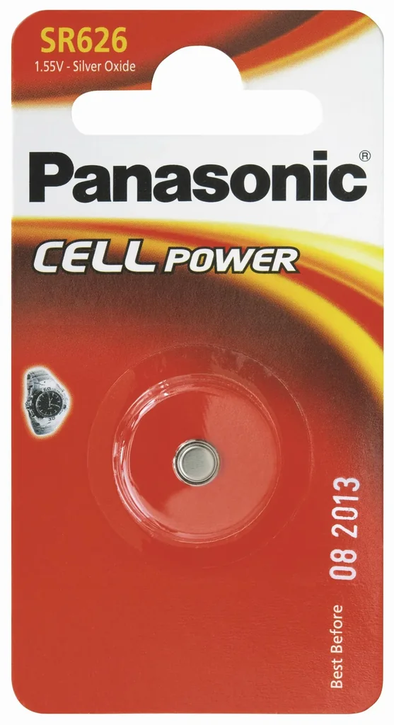 Silberoxid Knopfzelle SR626 / V377, 1 Stück