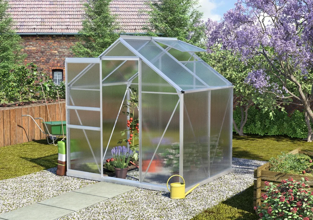 Gewächshaus Calypso 3000 HKP 6 mm, Farbe smaragd