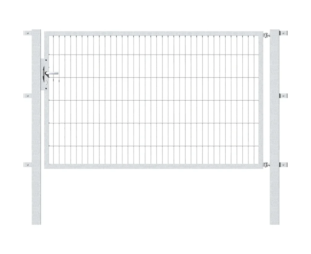 Einzeltor Flexo mit Zubehör, feuerverzinkt/ Breite 200 cm, Höhe 120 cm