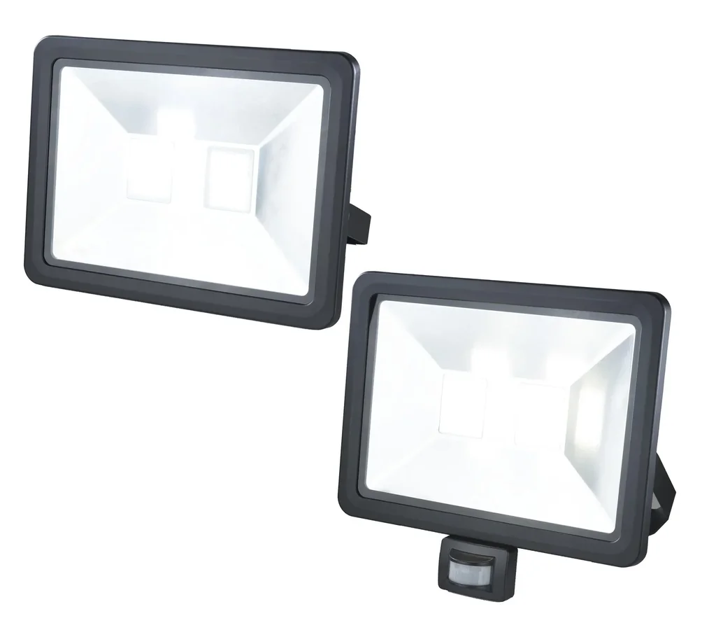 LED Fluter mit Bewegungsmelder, 50 Watt, 4000 Lumen, IP44