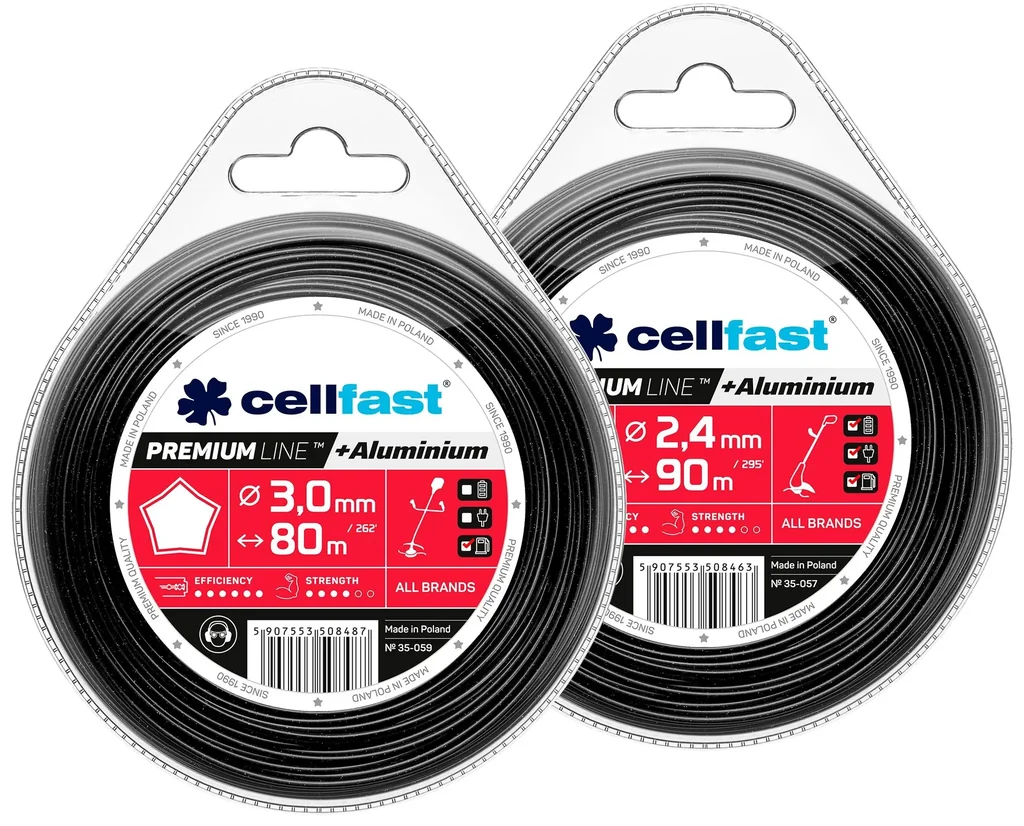 PREMIUM Mähfäden 3,0 mm x 80 m Stern