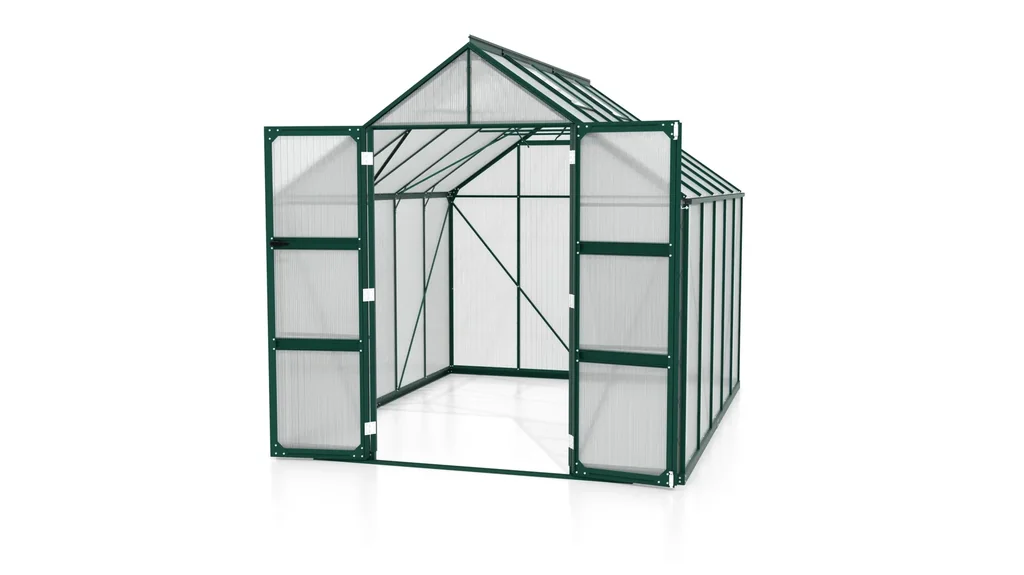 Gewächshaus Domus 8300 HKP 6 mm, Farbe smaragd