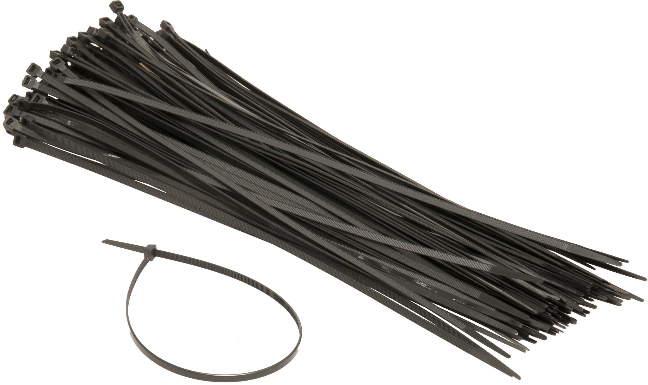 Kabelbinder Set, Länge 37 cm - 4,8mm, Inhalt 100 Stück