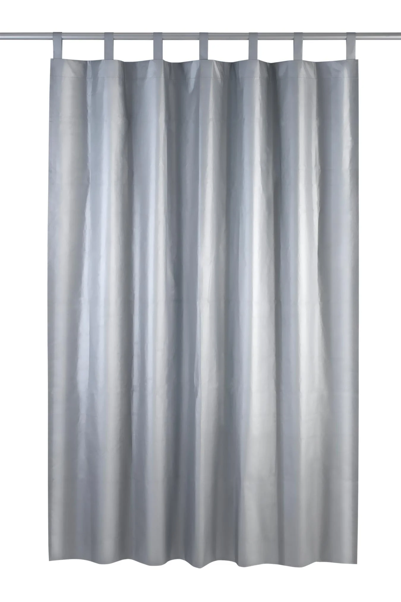 Isoliervorhang, beschichtet, mit Schlaufen, 130 x 200 cm, Silberfarben, 1 Stück
