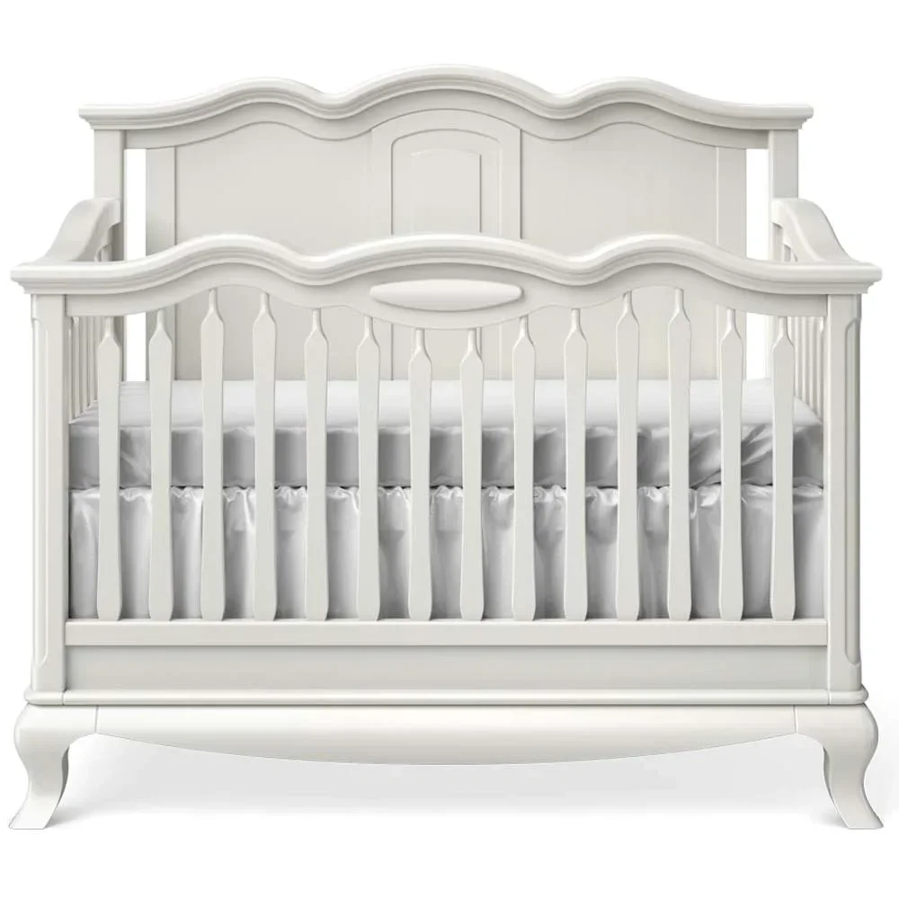 Romina Cleopatra Babybett umbaubar geschlossene Rückwand