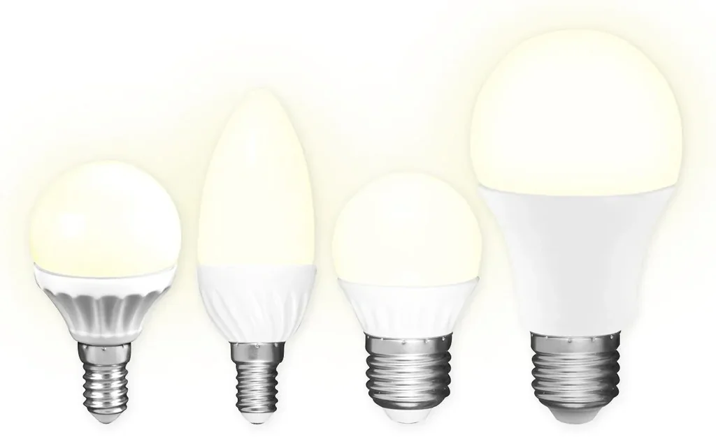 3er Set LED Lampen - 3 Watt, E27, Tropfenform, warmweiß, 250 lm