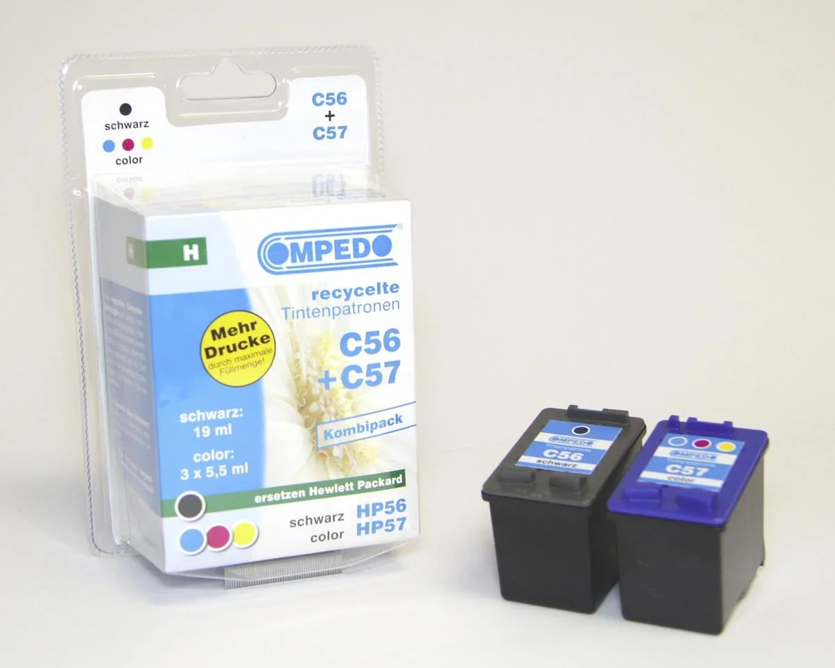 Druckerpatrone für HP 56+57 2er Multipack (BK/COL)