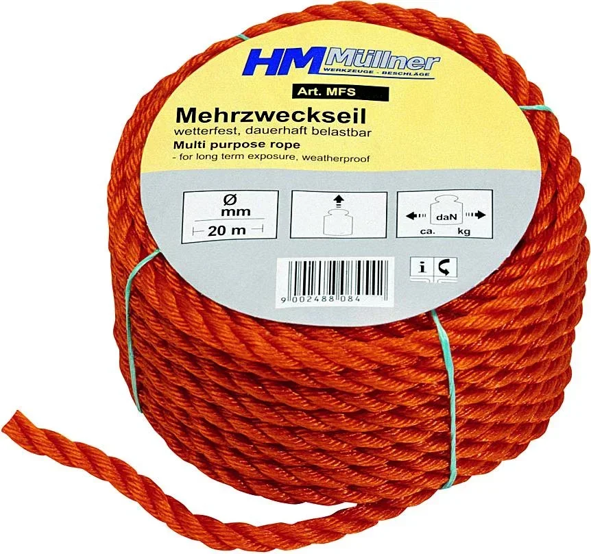 Multifunktionsseil 4 mm, 20 m