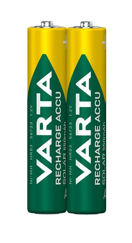 RECHARGE ACCU Solar Micro (AAA) Akku mit 550mAh - 2 Stück