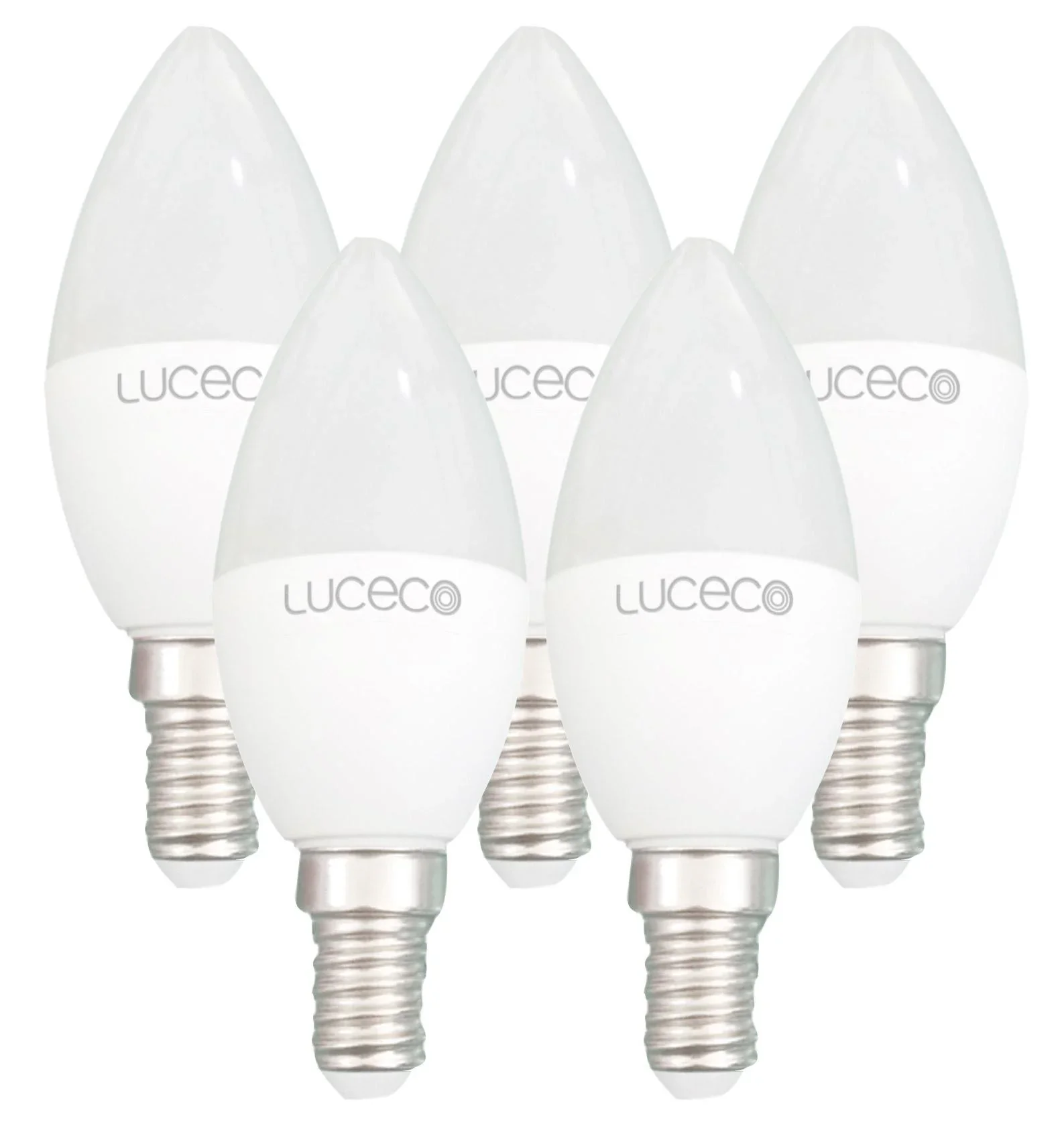 5er Set LED Kerze, E14, 5 Watt, 470 Lumen, 2700 K