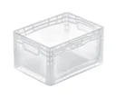 Eurobox mit Entnahmeklappe 400x300x220mm, transparent