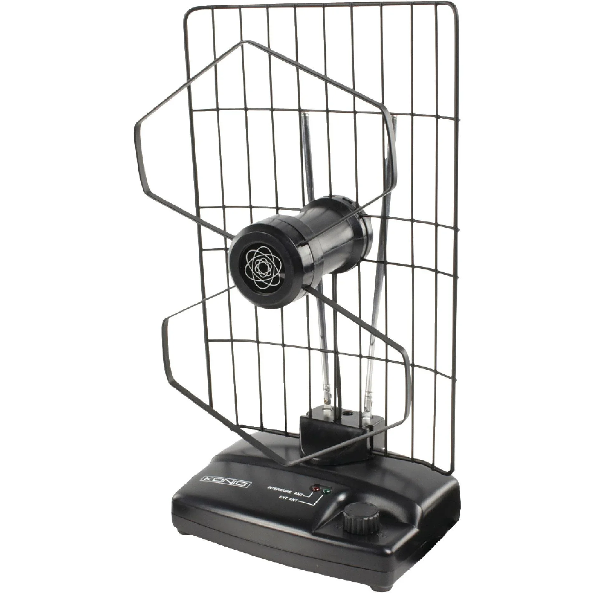 Verstärkt Innen DVB-T/T2 - DAB+ Zimmerantenne mit Verstärker 27 dB FM / VHF / UHF