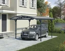 Aluminium-Carport "Atlas 5000", inklusive Regenrinnen