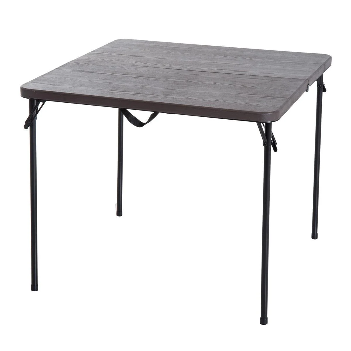 Faltbarer Campingtisch braun/schwarz