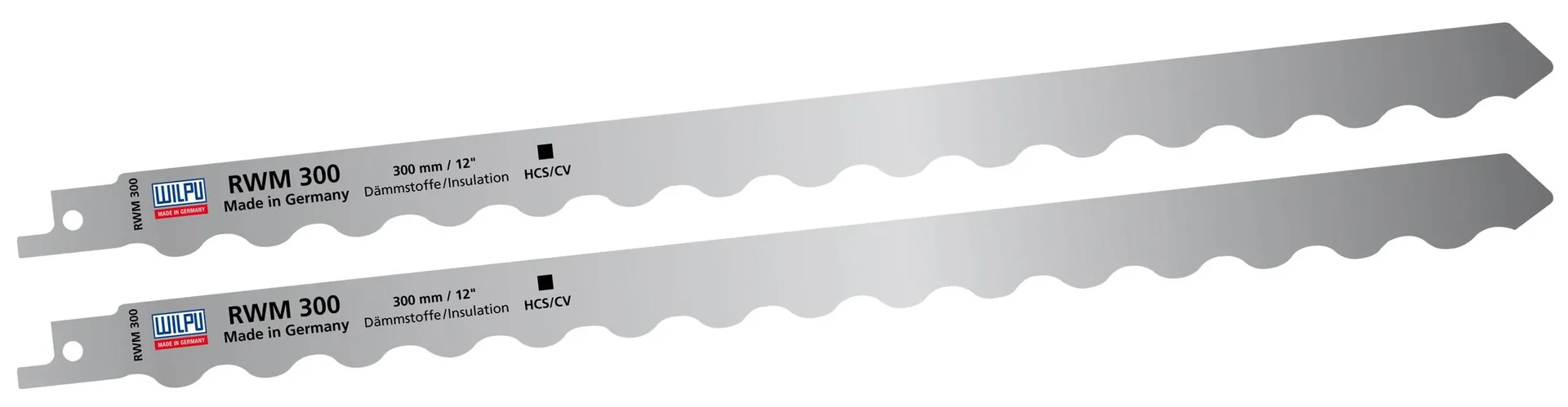 RWM 300 Säbelsägeblatt mit Wellenschliff, 300 mm, 2 Stück