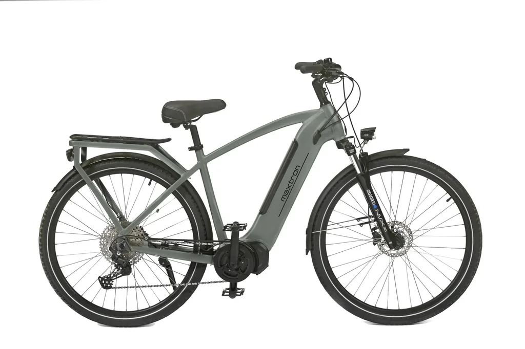 Herren E-Trekkingbike, 28 Zoll, Rahmengröße 50 cm, 11-Gang Kettenschaltung, Stahlgrau, MTS-20X