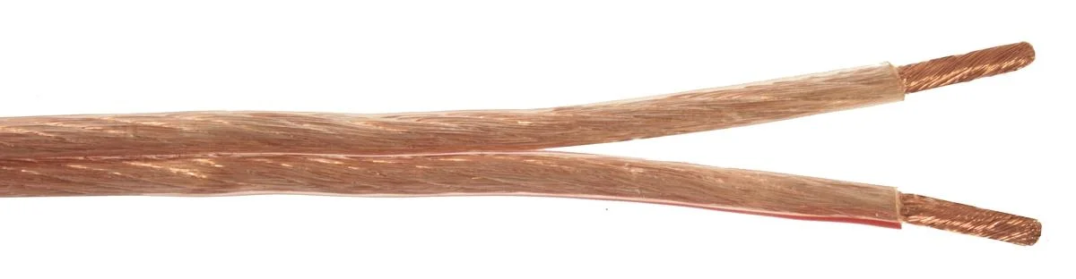 Lautsprecherleitung 2x1,5 mm² transparent 25m