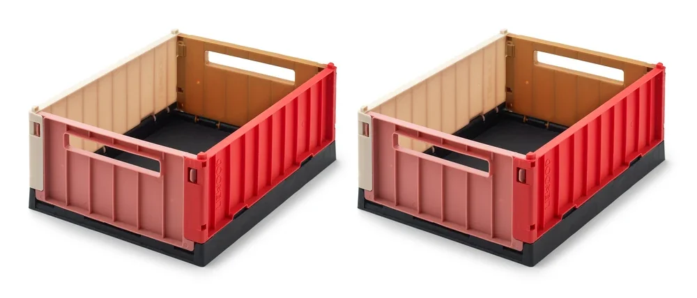 Liewood Aufbewahrungsbox - Weston, S, 2-pack, Farbe: Multi mix