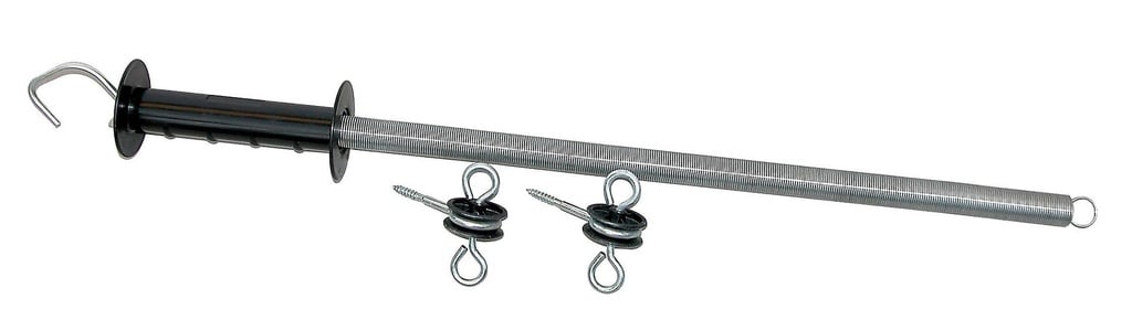 Torgriff mit integrierter langer Feder