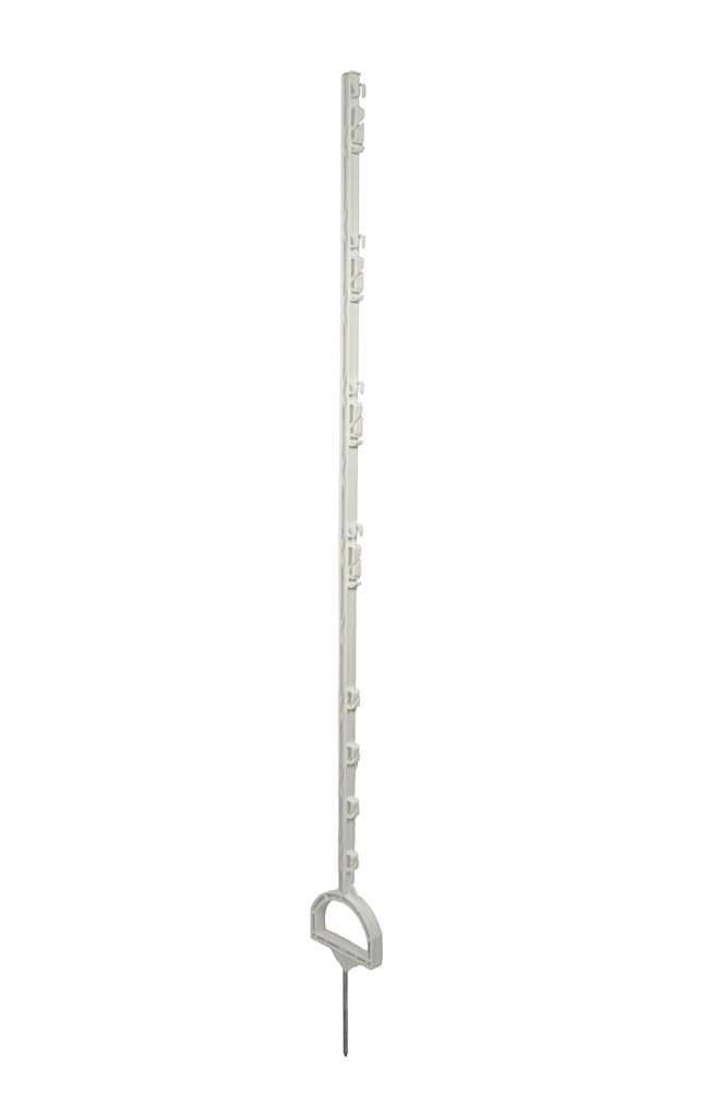 Mustang-Kunststoffpfahl weiß 155 cm, 10er Bund
