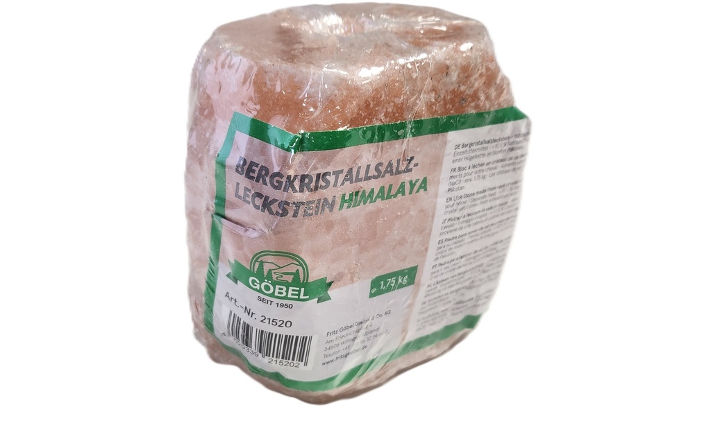 Bergkristallsalz-Leckstein Himalaya 1,75 kg