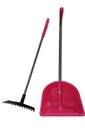 Fritz Göbel Mini-Mistboy für Kinder pink, Schaufel 78 cm, Forke 85 cm
