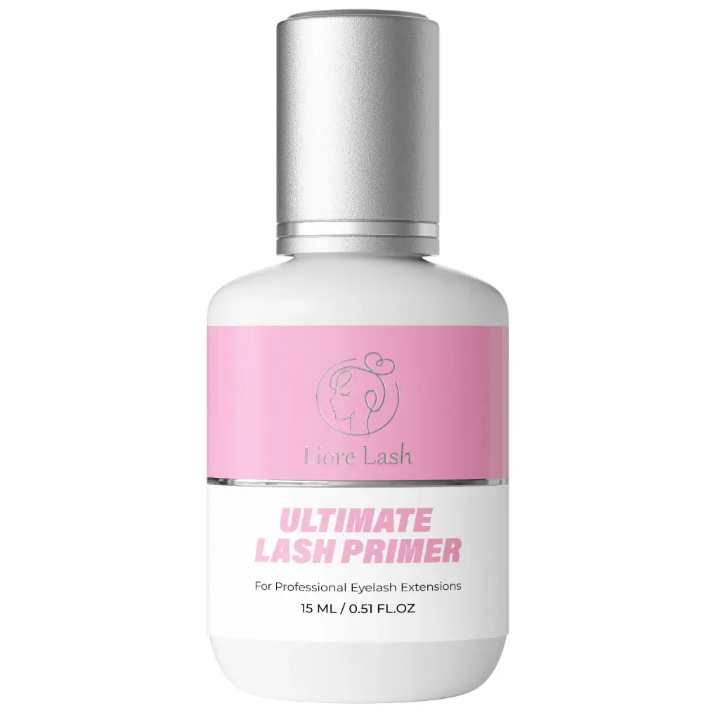 Wimpernverlängerungs-Primer – Liore Lash Profi-Wimpern-Vorbereitung, Bis zu 35 % längere Haltbarkeit, Entfernt Öle & Rückstände, Vorbehandlung für Wimpernverlängerungen, 15 ml