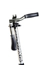 SIX DEGREES Aluminium Scooter mit Klappmechanismus u. Ständer, 205 mm, höhenverstellbar, GS-geprüft, grau, TESTSIEGER