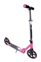 muuwmi Aluminium Scooter – Tretroller, 205 mm, ABEC 7, für Kinder und Erwachsene, GS-geprüft, höhenverstellbar, pink