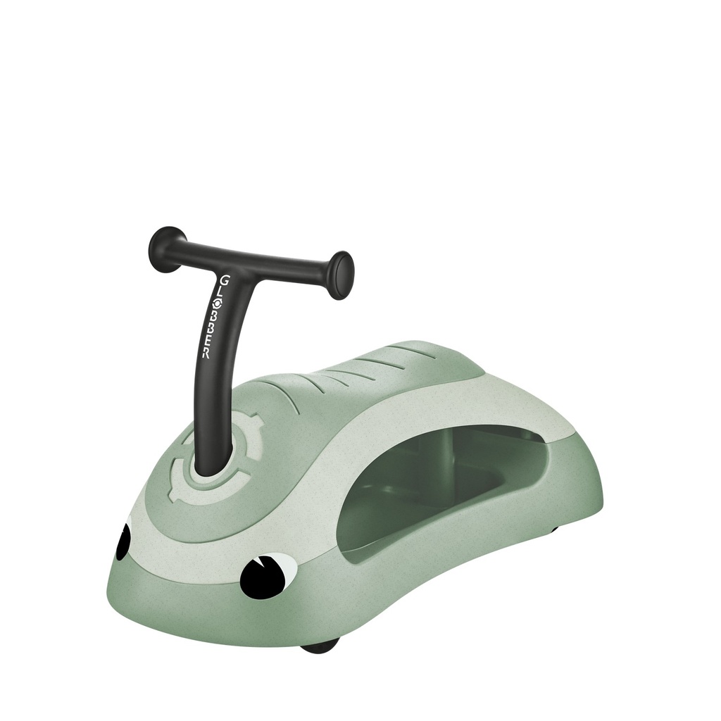 GLOBBER WALK N' ROLL 2in1 ECO – Lauflernwagen, Schiebeauto, Rutschauto, werkzeugloser Umbau, kippsicher, pistazie
