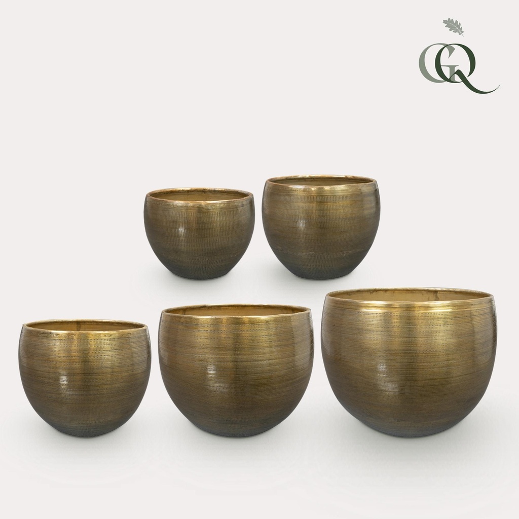 Set 5 Rowen Aluminium Goldfarben - Gold