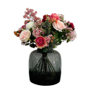 Kunstblumen - Bouquet M - Flame Roses - 45 cm
