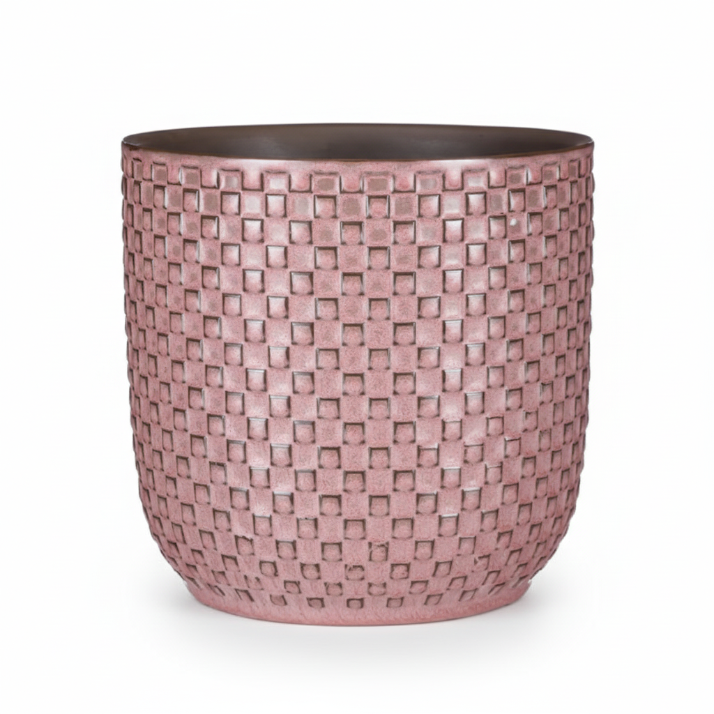Topf relief rosa D13,5
