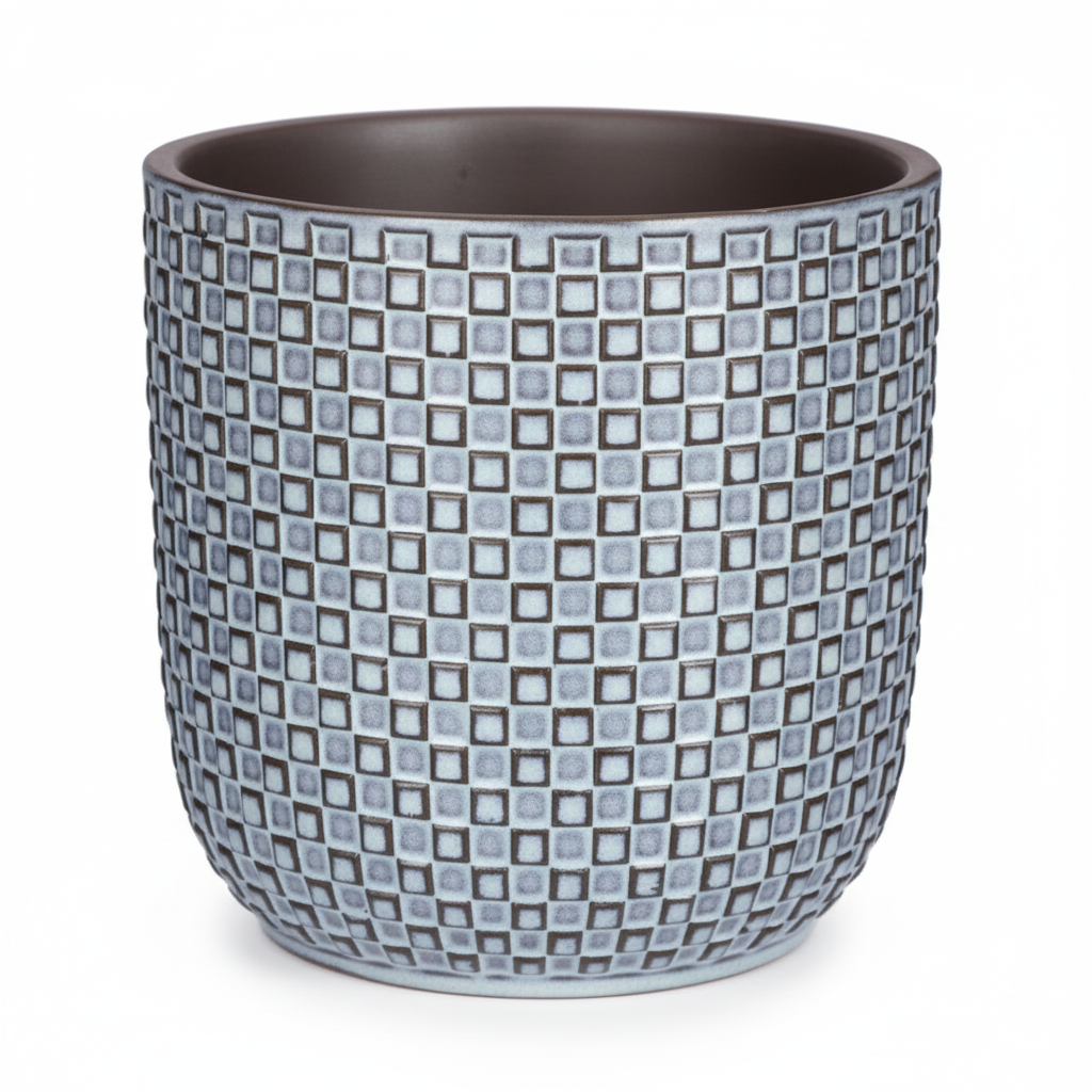 Mini Topf Relief Blau D7