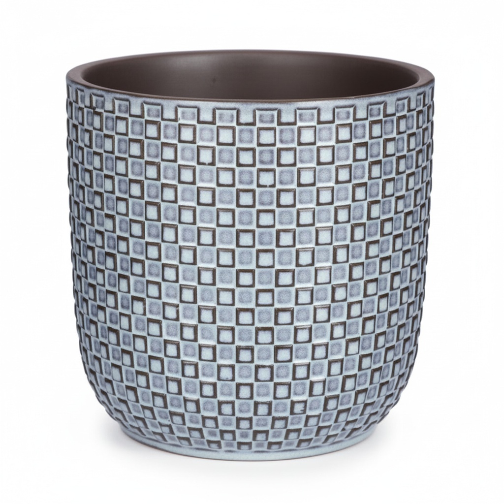 Mini Topf Relief Blau D7