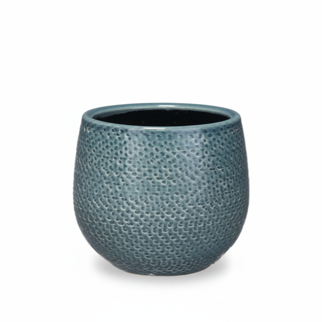 Topf Gabriel rund blau D14