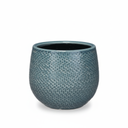 Topf Gabriel rund blau D14