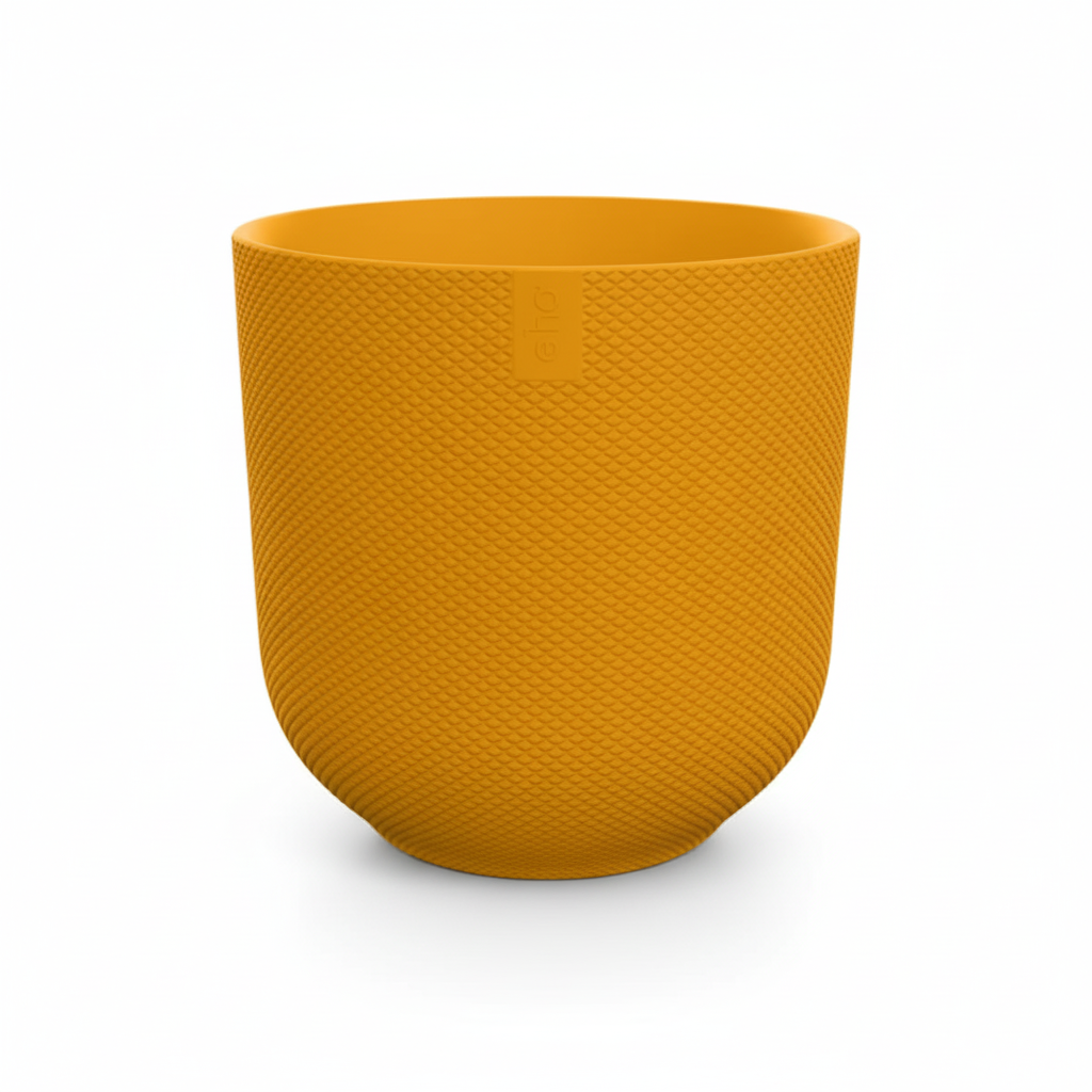 Pot Elho Jazz Round Amber Yellow - D23cm - H21cm - D14