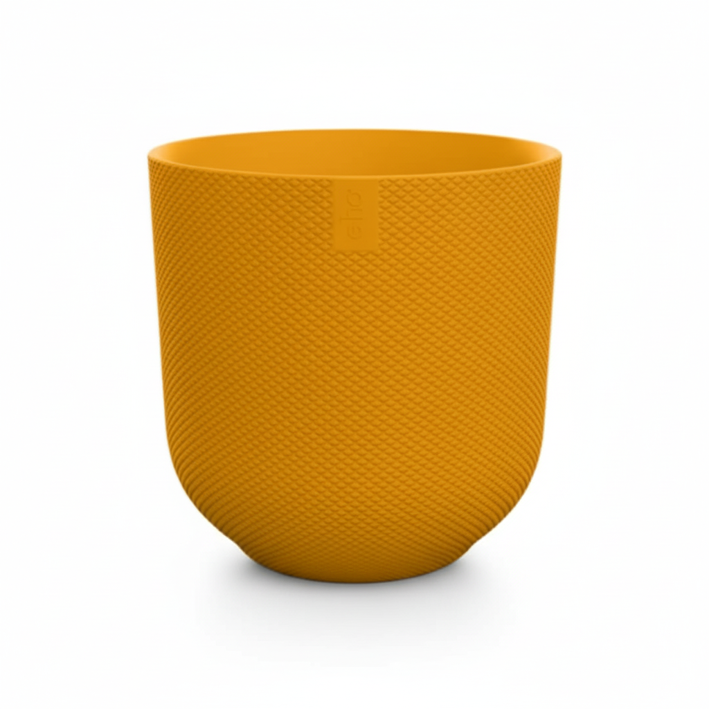 Pot Elho Jazz Round Amber Yellow - D23cm - H21cm - D19