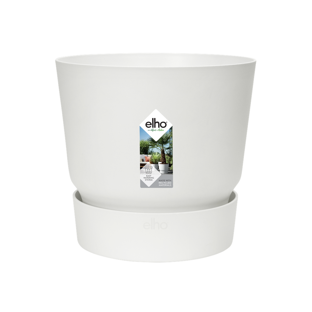 Pot elho Greenville Round white - D14 x H13