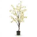 Kunstpflanze - Prunus - Kirschblüte - Weiß - 135cm