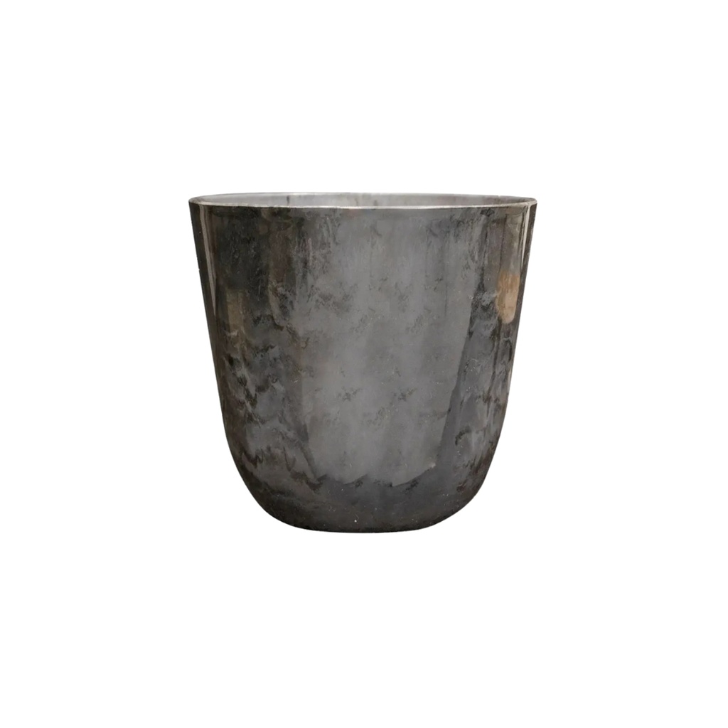 Topf Palermo Marmor grau D40 x H36
