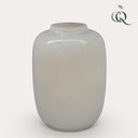 Glasvase - M - H35 W25 -Artic Elfenbein